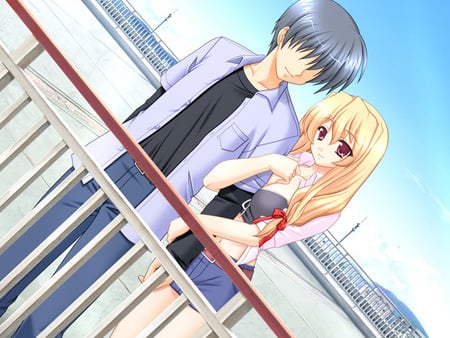 anime romance couple - wallpapers, anime girl, other