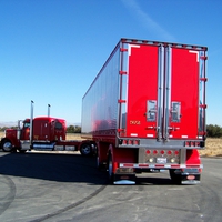 Bright Red Peterbilt............