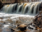 Waterfall in Latvia