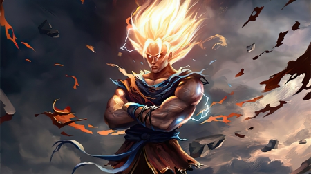 Goku - All SSJ - Wallpaper  Dbz wallpapers, Dragon ball