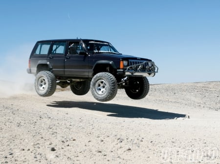 Jeep Cherokee XJ 1992 - ride, thrill, offroad, 4x4