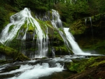 Panther Creek Falls in southern Washington state looks amazing after rainfall