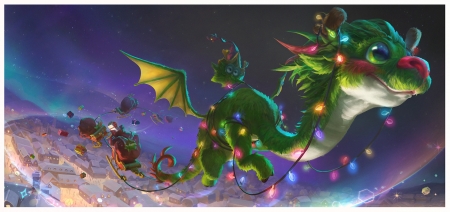 Christmas dragon