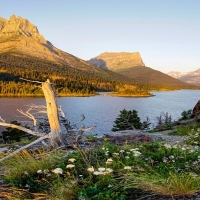 Sunrise at Saint Mary Lake - Glacier National Park, Montana