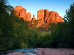 Cathedral Rock Sedona, Arizona Just Before Sunset