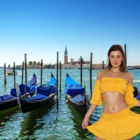 Maria Ryabushkina in Venice