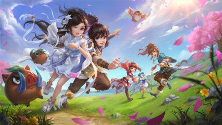 Fantasy couple - ghfartstudio, fantasy, boy, couple, cute, girl, g h f art studio