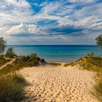 Indiana Dunes State Park, Lake Michigan