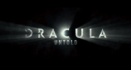 Dracula Untold (2014) - black, word, dracula untold, movie, poster