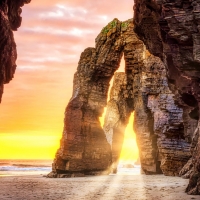 Playa de Las Catedrales, Spain