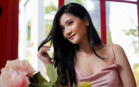 Smile - Asian, girl, pretty, smile