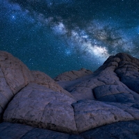 Milky Way Eruption in the Vermillion Cliffs, National Monument