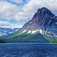 Sinopah Mountain in Glacier National Park