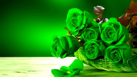Green Roses