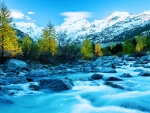 This is what flowing melted ice looks like - Morteratsch, Switzerland