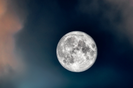 Moon - space, sky, Earth, moon