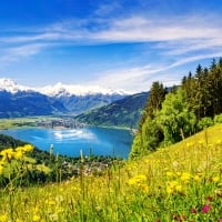 View over Zell am See, Austria