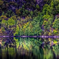 Mountain River Reflection