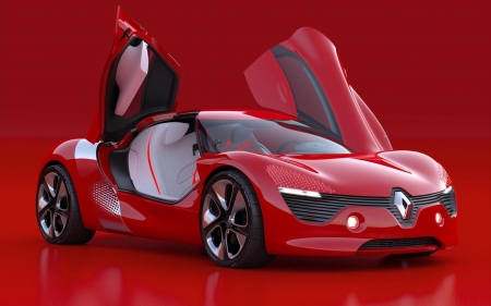 Renault-Dezir - Renault, Car, Dezir, red