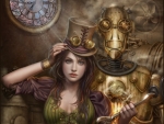 Steampunk girl