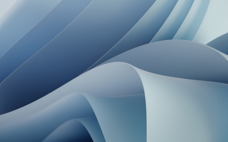 Abstract 3D Wavy - blue, Abstract 3D, abstract, 3d, wavy lines
