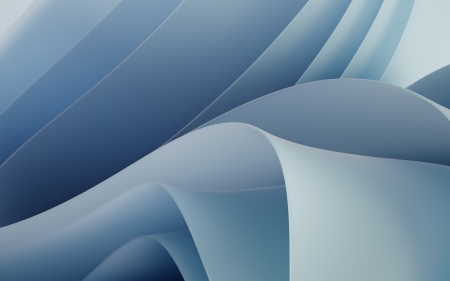 Abstract 3D Wavy - wavy lines, abstract, Abstract 3D, blue, 3d