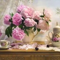 Peony Still life