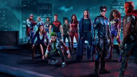 Titans - comic, TV, DC, series, Titans