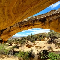 Moonshine Arch outside of Vernal, Utah