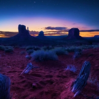 Sunset in Monument Valley