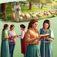 Good Shepherd and His Herd