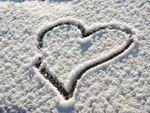 snow heart