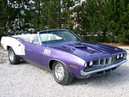 Plymouth 'Cuda Convertible '1971 - plymouth, car, tuning, cuda, hemi