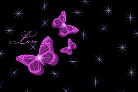 pinkbutterfly1. jpg - butterflys, love, pink