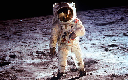 Original moonwalk - space, moon, nasa, apollo, 60s