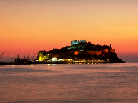 Bird Island - turkey, sunset, nature, kusadasi