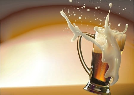 Frosty Beer - 3d and cg, abstract