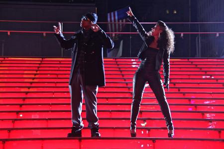 JayZ and Alicia Keys - entertainment, jayz, alicia keys, music, stadium