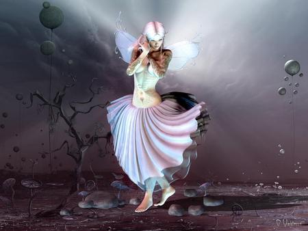 Fairy - fairy, abstract, fantasy