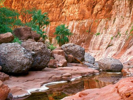 Scenery #95 - arizona, river, canyons, deserts, valleys, mountains, rocks