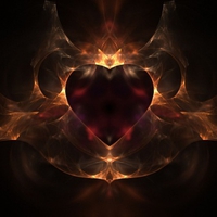 Heart on fire