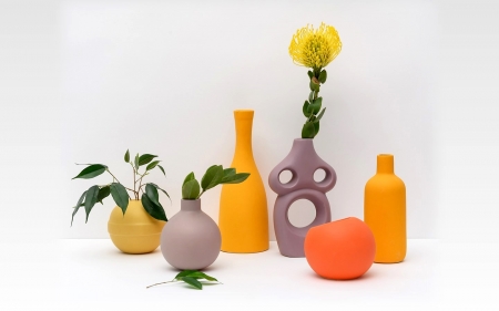 Minimalism Still Life - minimalism, still life, vases, flower