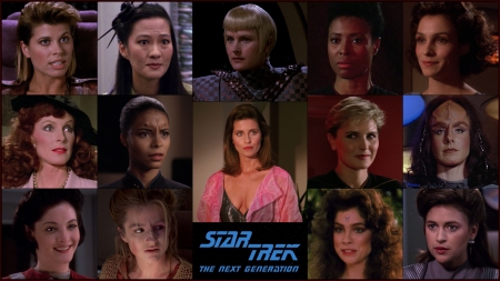 Star Trek: The Next Generation Characters - star trek, tasha, the next generation, tng, vash, yar