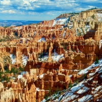 Beautiful Bryce Canyon in spring