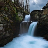 Saint Mary Falls, Montana