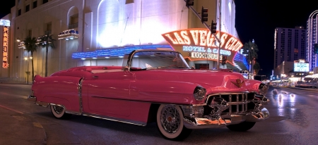 1953 Cadillac Eldorado - las vegas, cadillac, pink, eldorado, convertible, cars, oldie, vintage