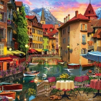 Sunset on the Canal