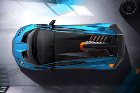 Lamborghini Huracan - blue, Huracan, car, Lamborghini