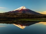 First light on Cotopaxi, Ecuador