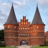 The Holsten Gate, Lubeck, Germany